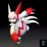 Zangoose Pokemon | 3D Print File | STL