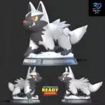 Poochyena Pokémon | STL for 3D Printers