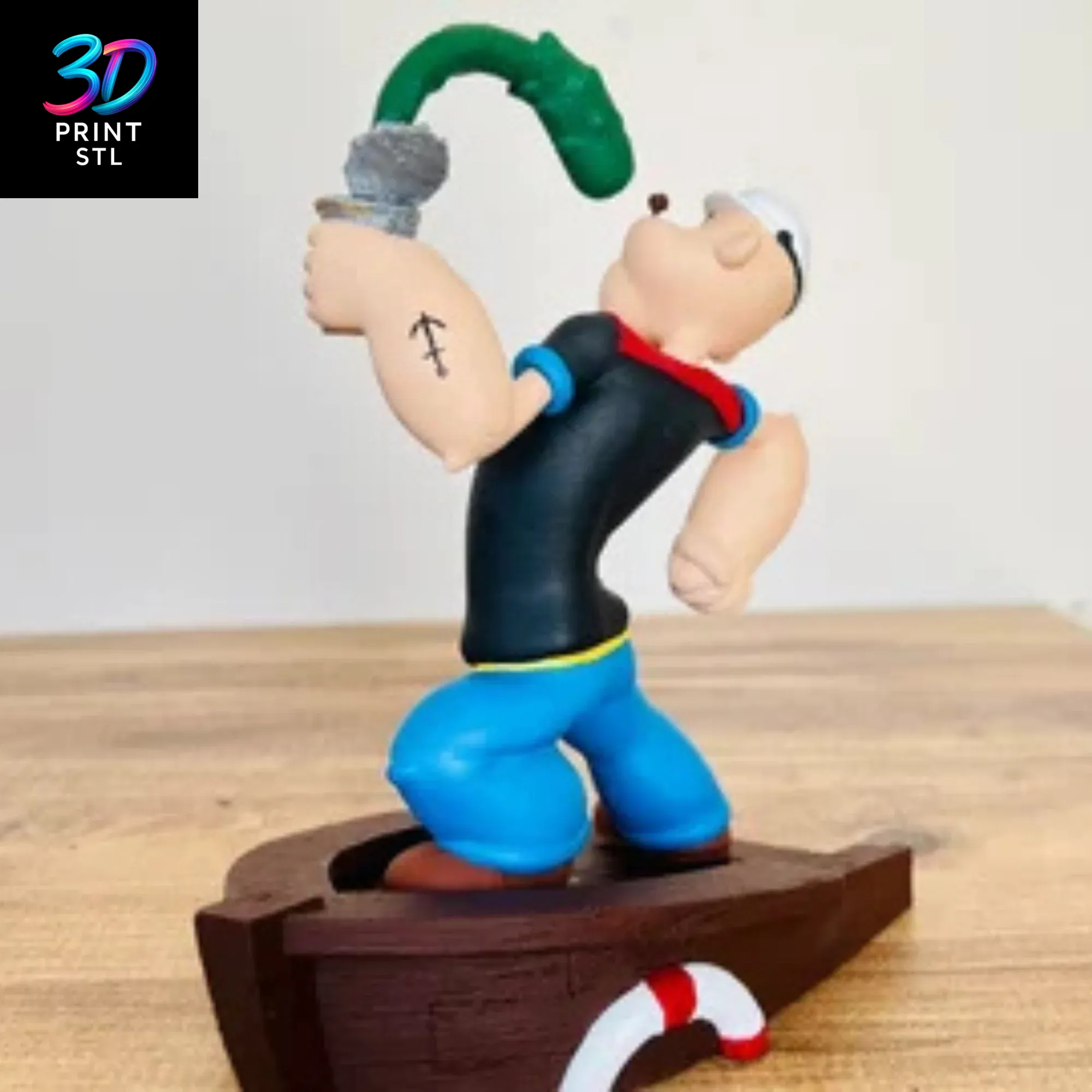 Popeye Diorama | STL for 3D Printers - Image 2