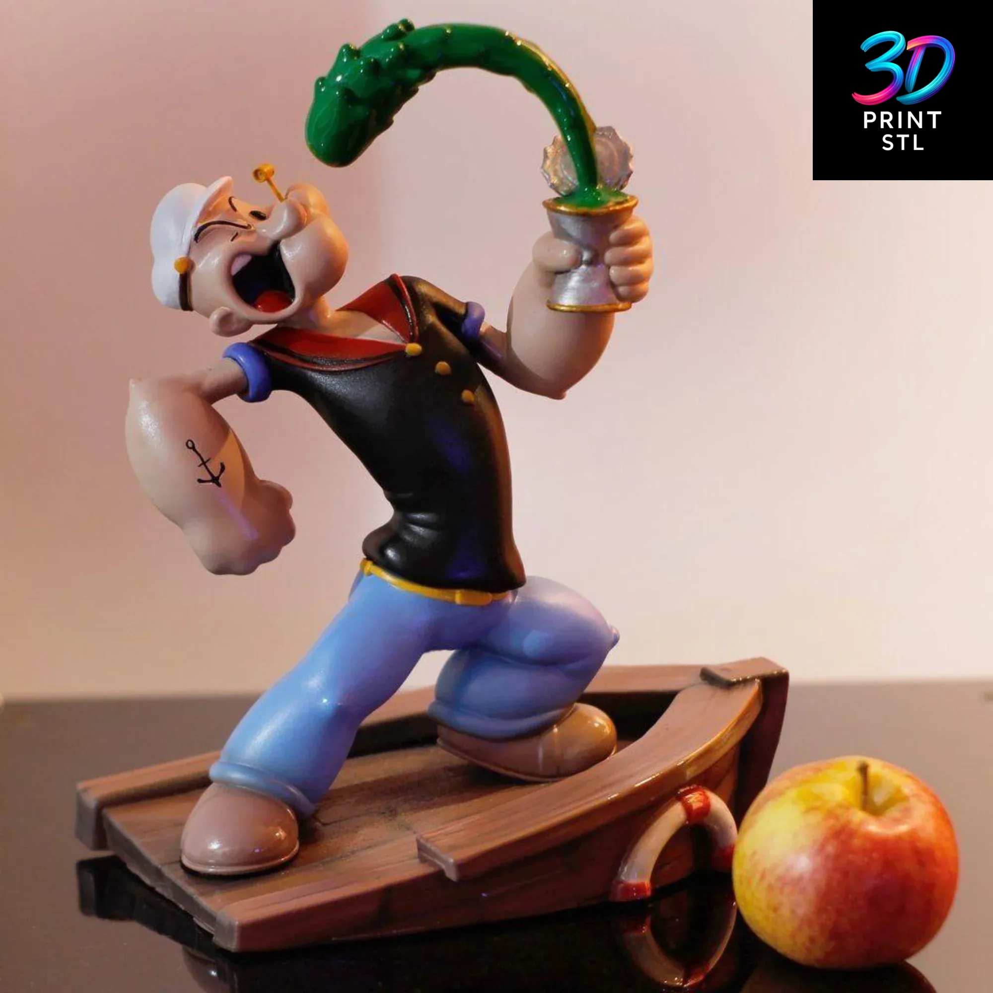 Popeye Diorama | STL for 3D Printers - Image 3