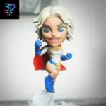 Power Girl Chibi DC Comics | STL for 3D Printers
