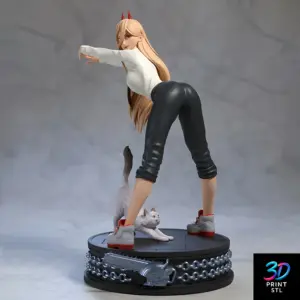 Power from Chainsaw Man | High-Detail STL 3D Model