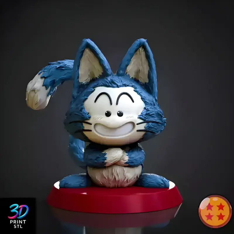 Puar Chibi Dragon Ball | 3D Print File | STL - Image 3