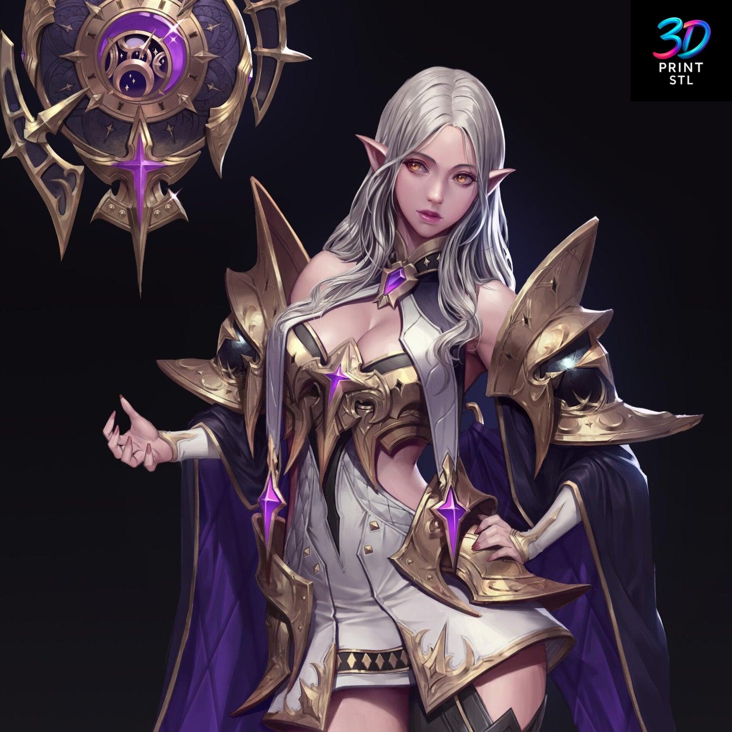 RPG Character Sorcerer | 3D Print File | STL