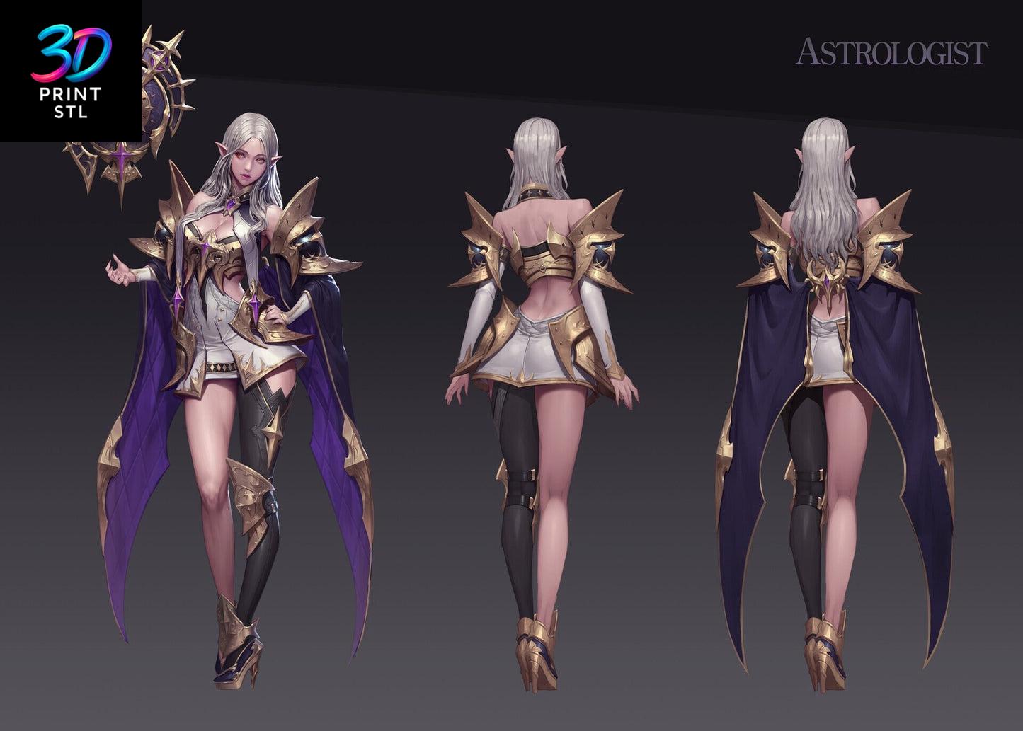 RPG Character Sorcerer | 3D Print File | STL - Image 2