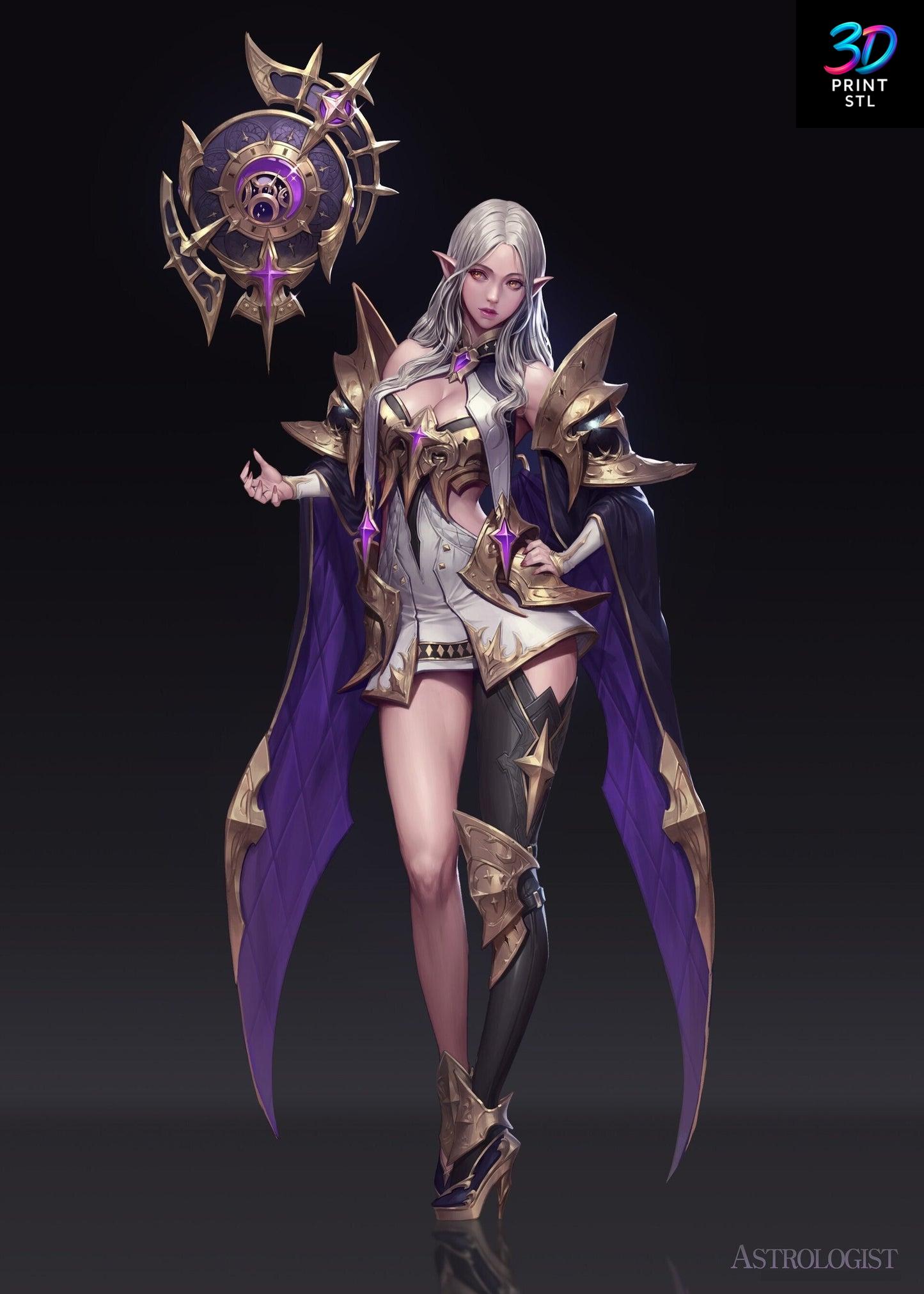 RPG Character Sorcerer | 3D Print File | STL - Image 3