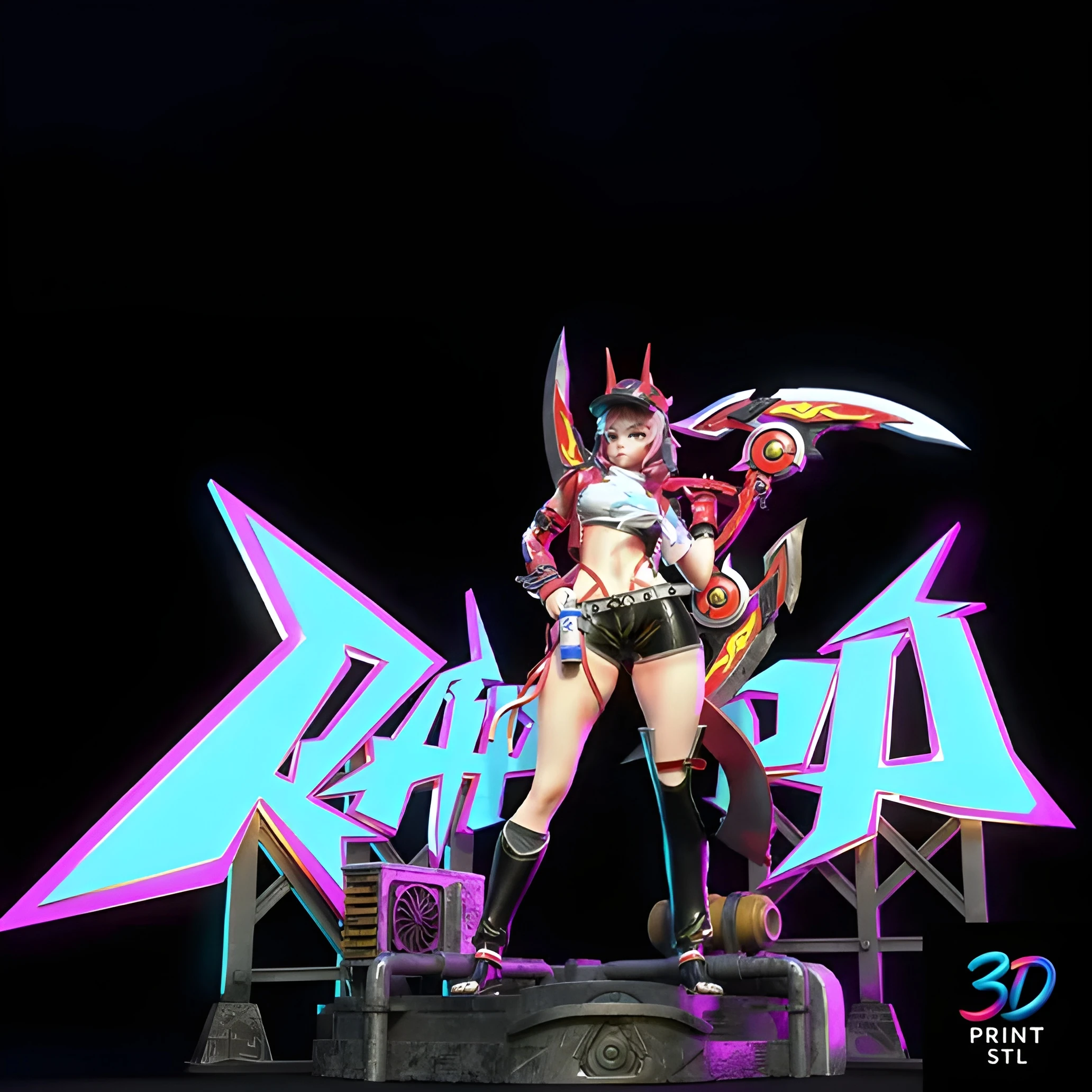 Rappa Honkai Star Rail | 3D Print File | STL