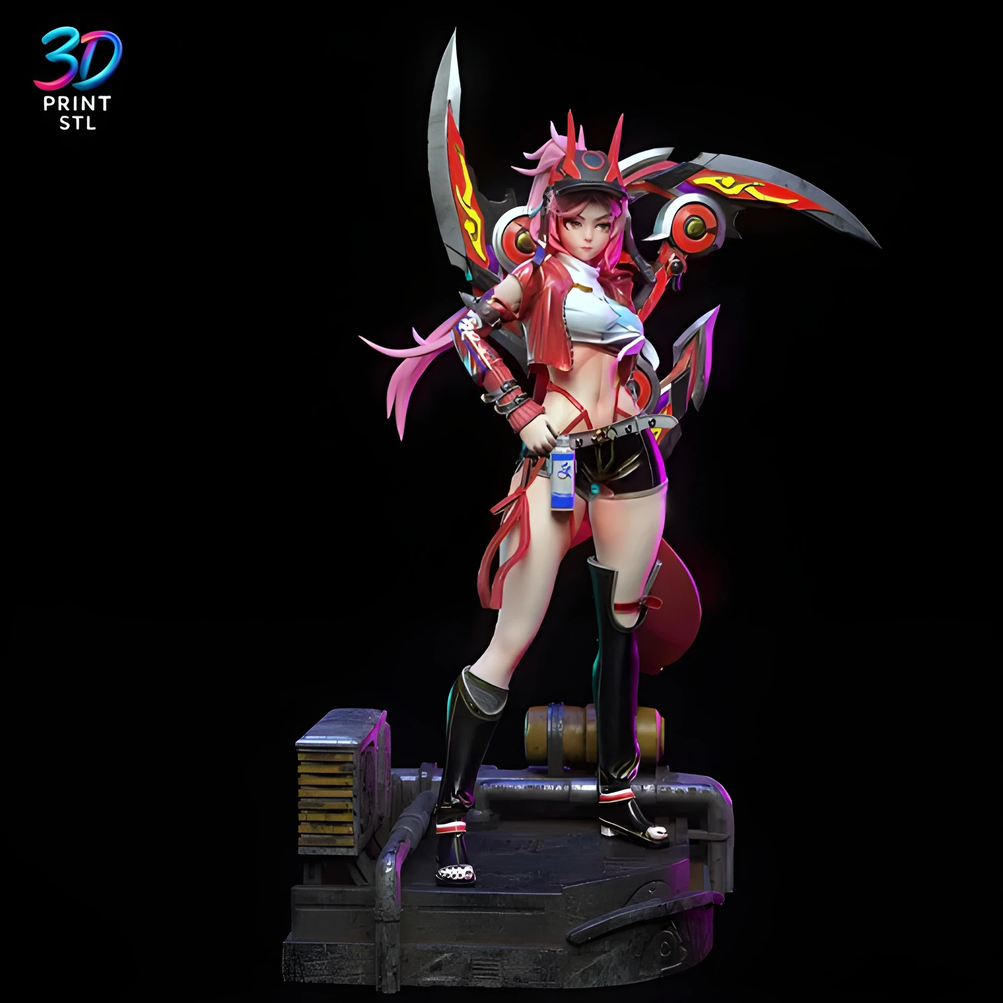 Rappa Honkai Star Rail | 3D Print File | STL - Image 2