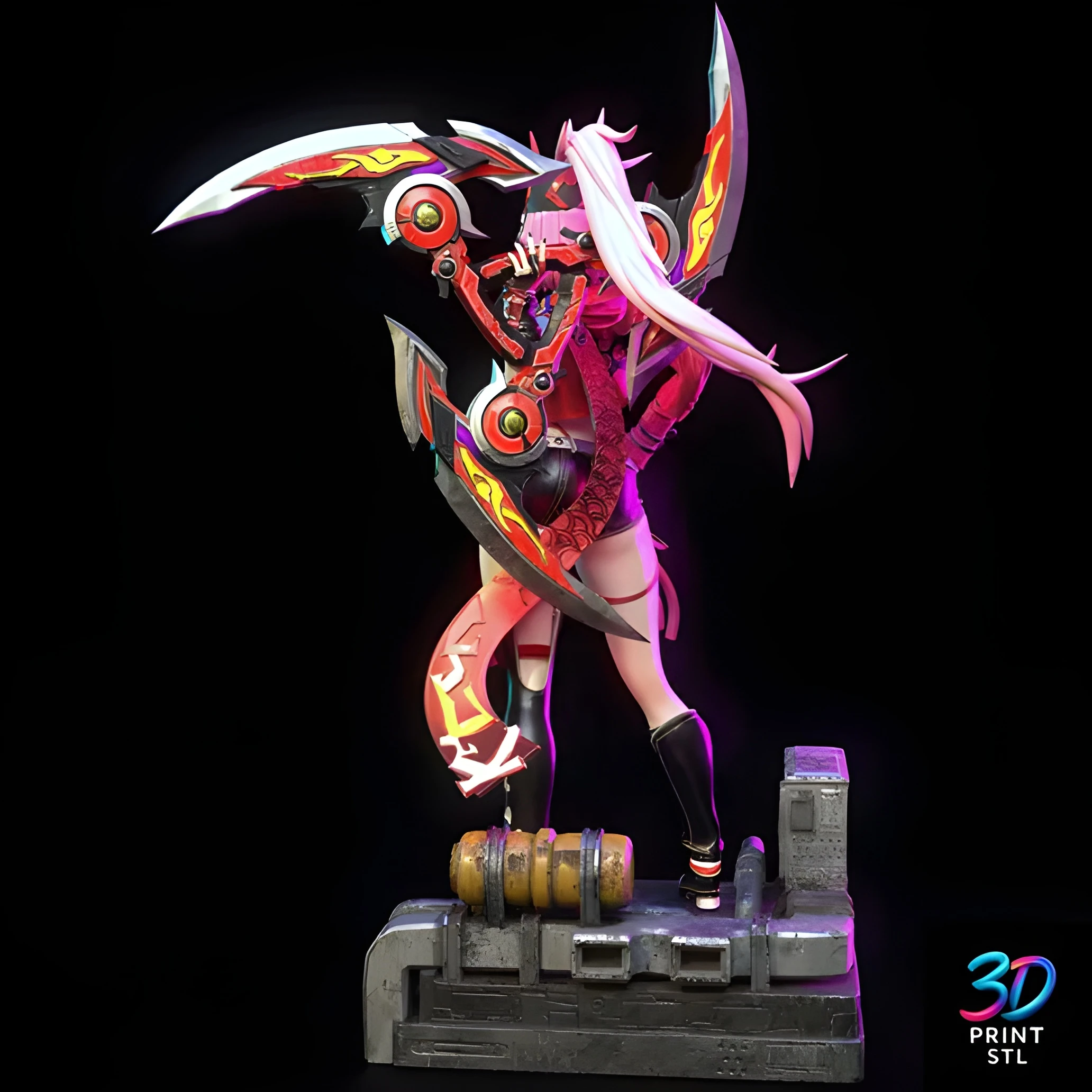 Rappa Honkai Star Rail | 3D Print File | STL - Image 3