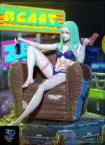 Rebecca Cyberpunk Edgerunner | 3D Print File | STL