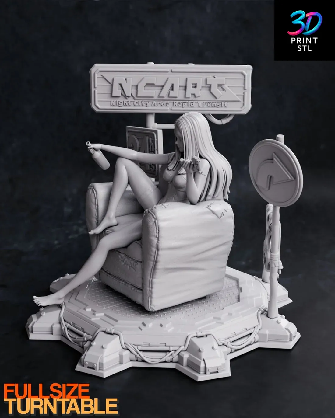 Rebecca Cyberpunk Edgerunner | 3D Print File | STL - Image 2