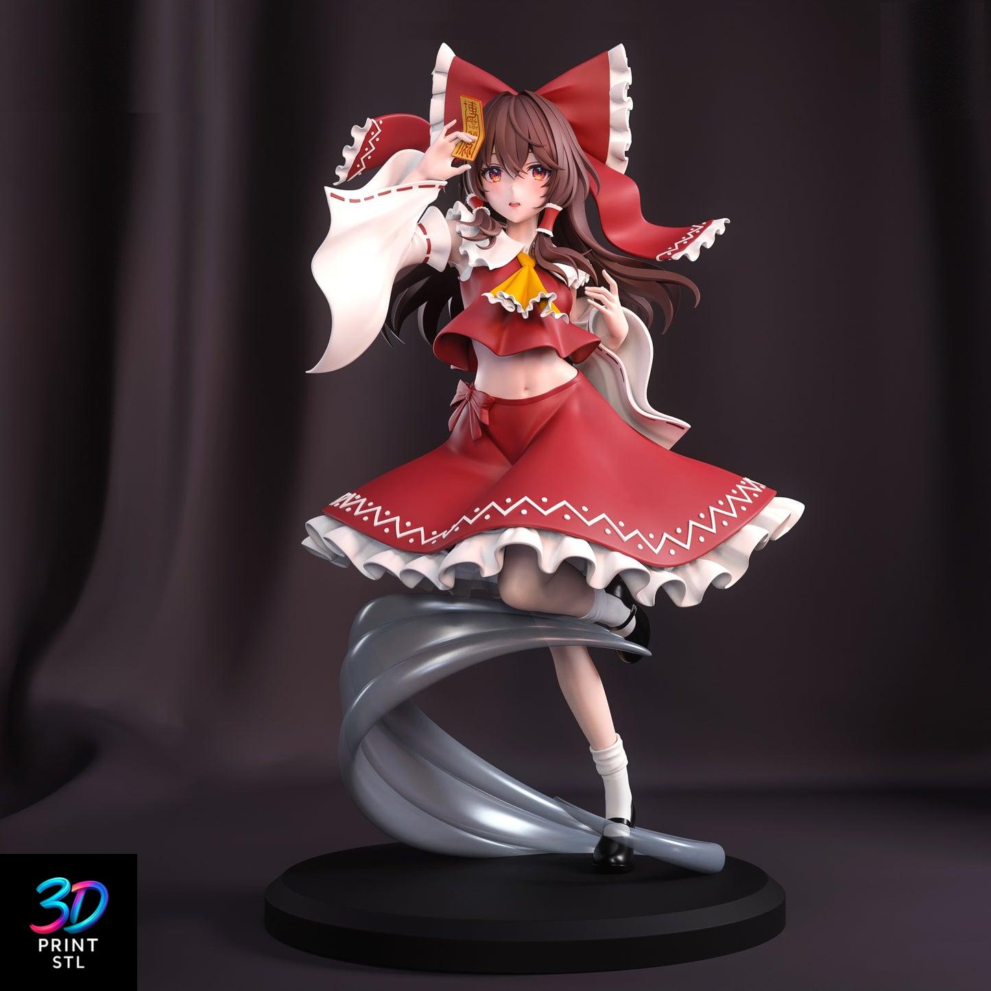 Reimu Touhou Project | 3D Print File | STL - Image 2