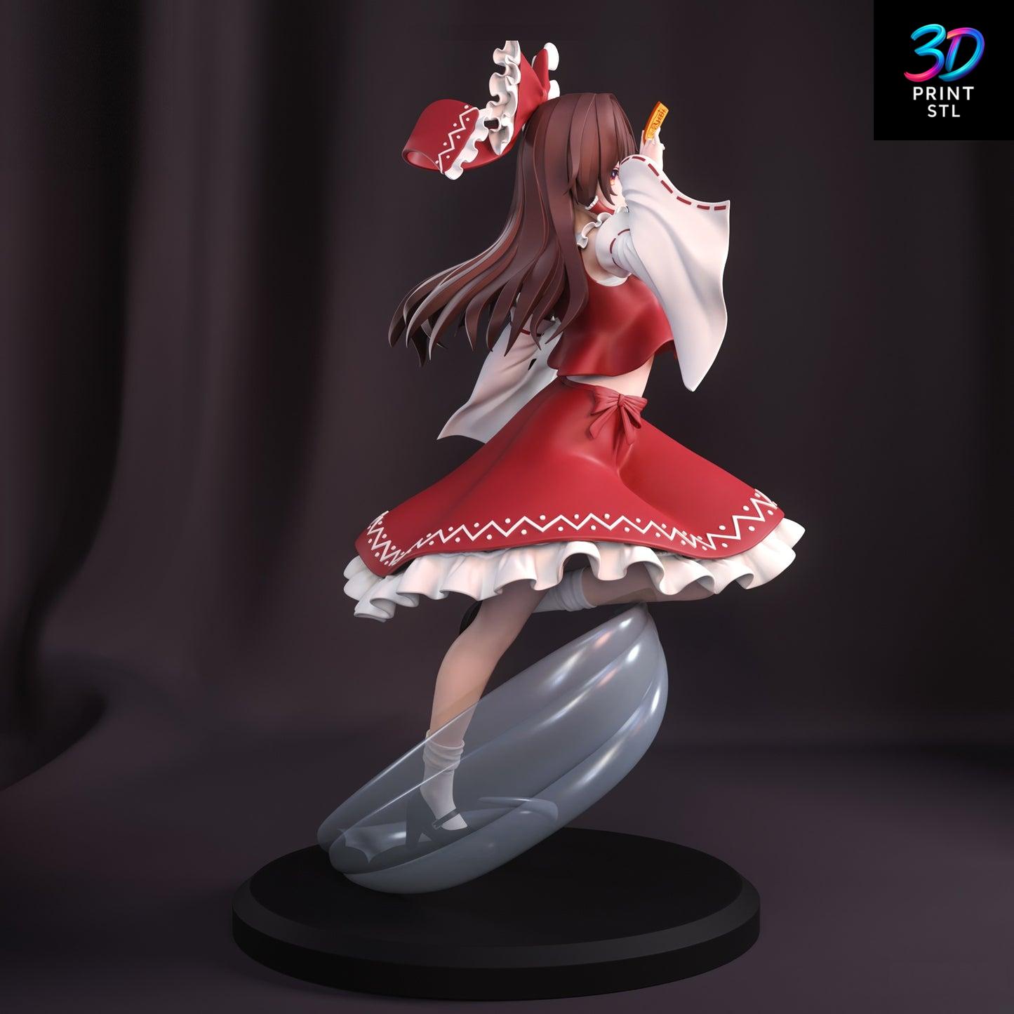 Reimu Touhou Project | 3D Print File | STL - Image 3