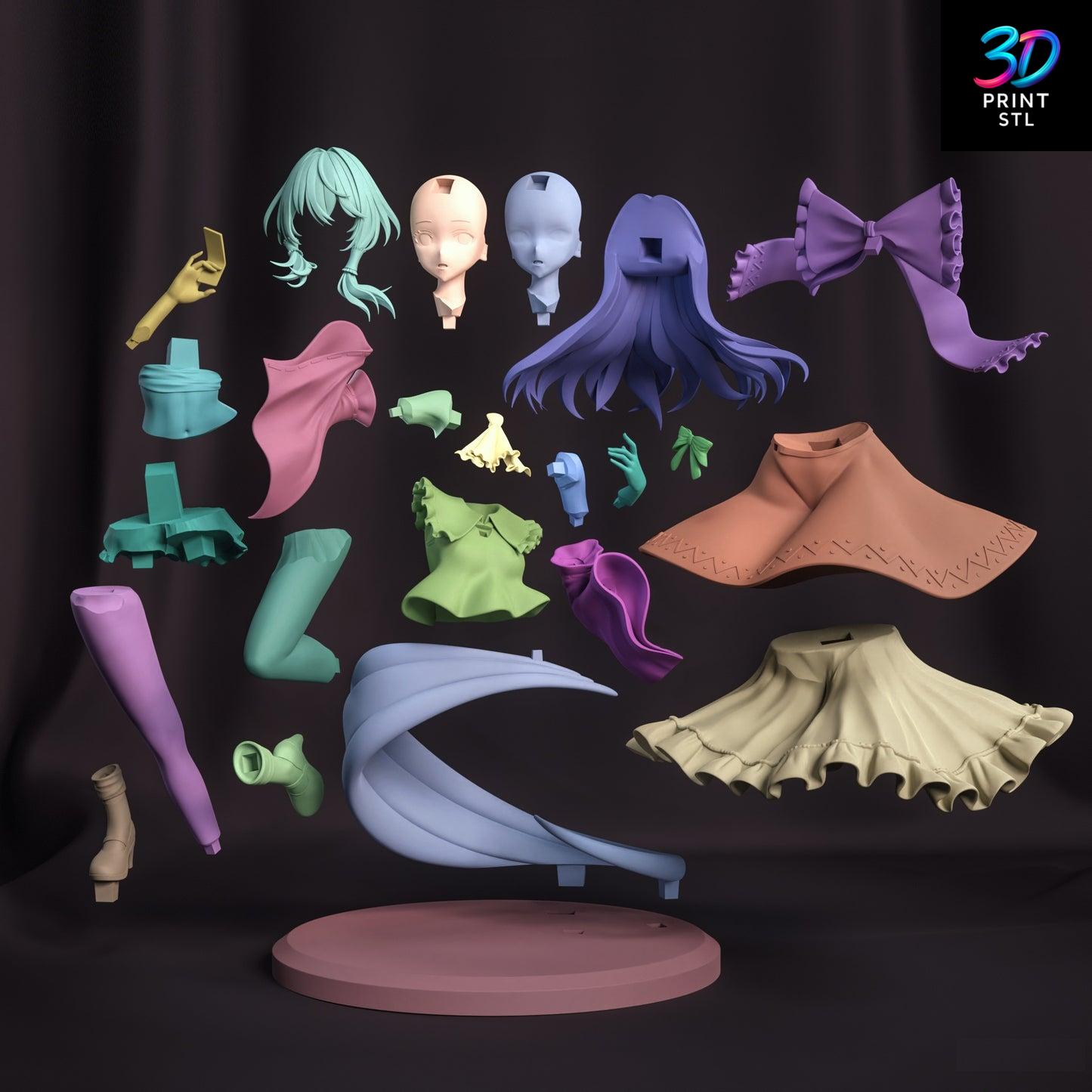 Reimu Touhou Project | 3D Print File | STL - Image 6