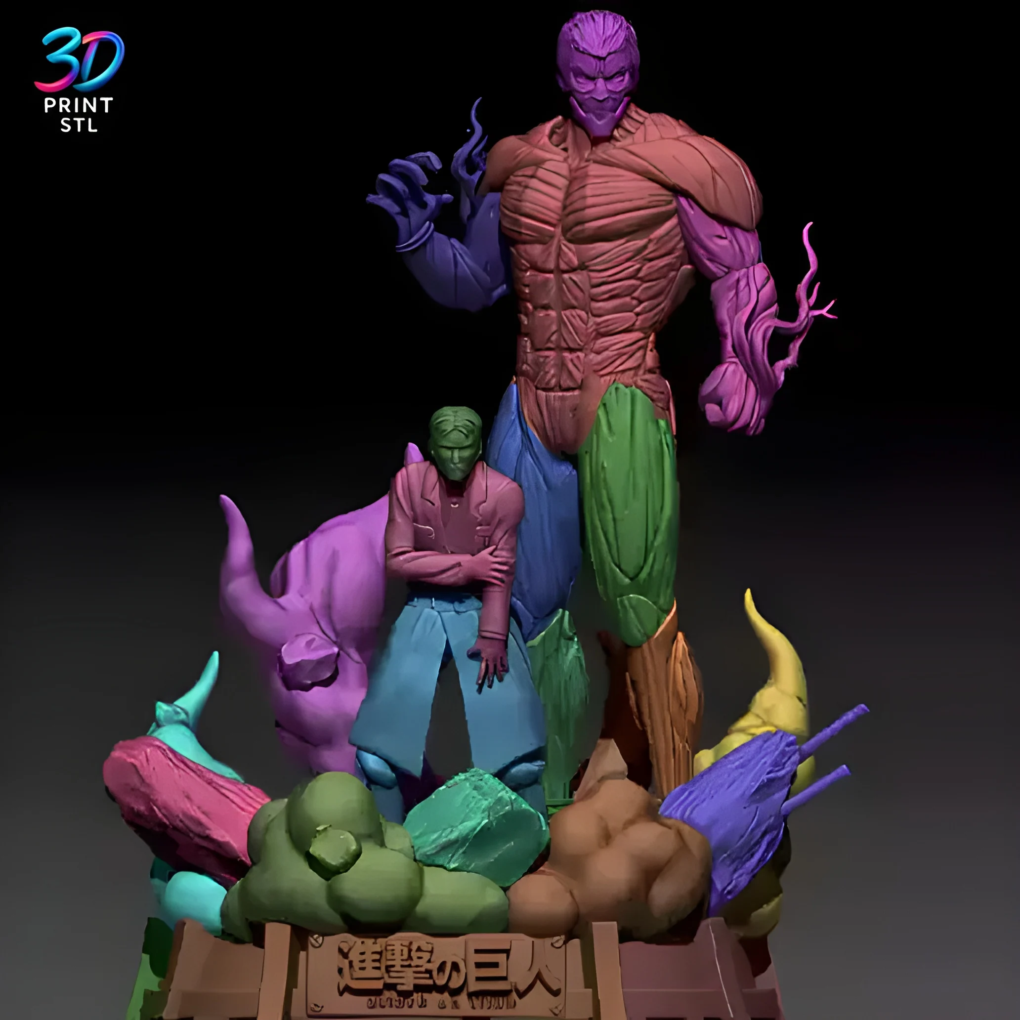 Reiner Armored Titan Figure Attack on Titan | STL for 3D Printers - Image 2