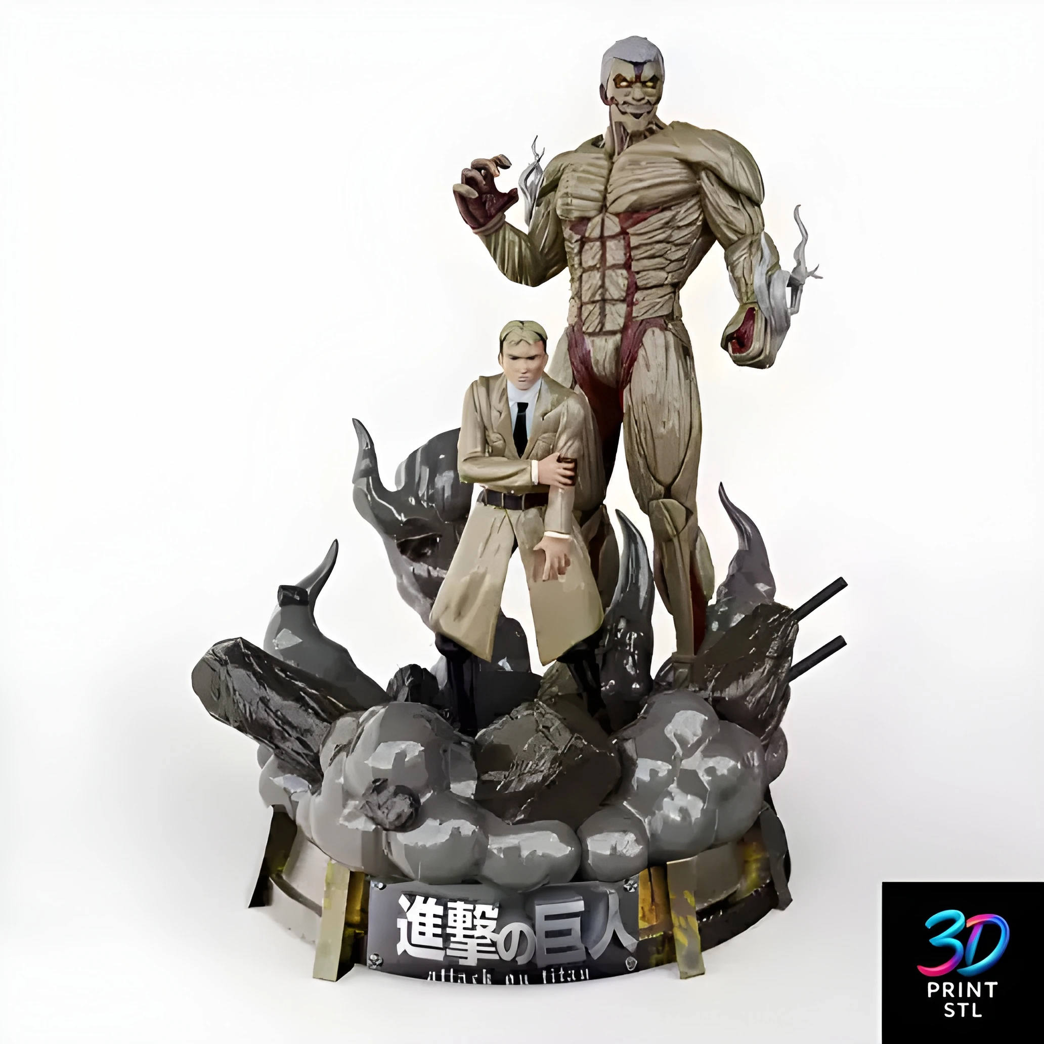 Reiner Armored Titan Figure Attack on Titan | STL for 3D Printers - Image 3