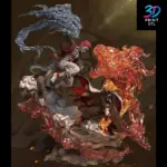 Rengoku vs Akaza Diorama Demon Slayer | STL File for 3D Printing