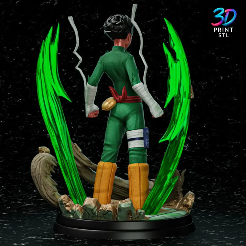 Rock Lee Naruto | STL for 3D Printers - Image 2