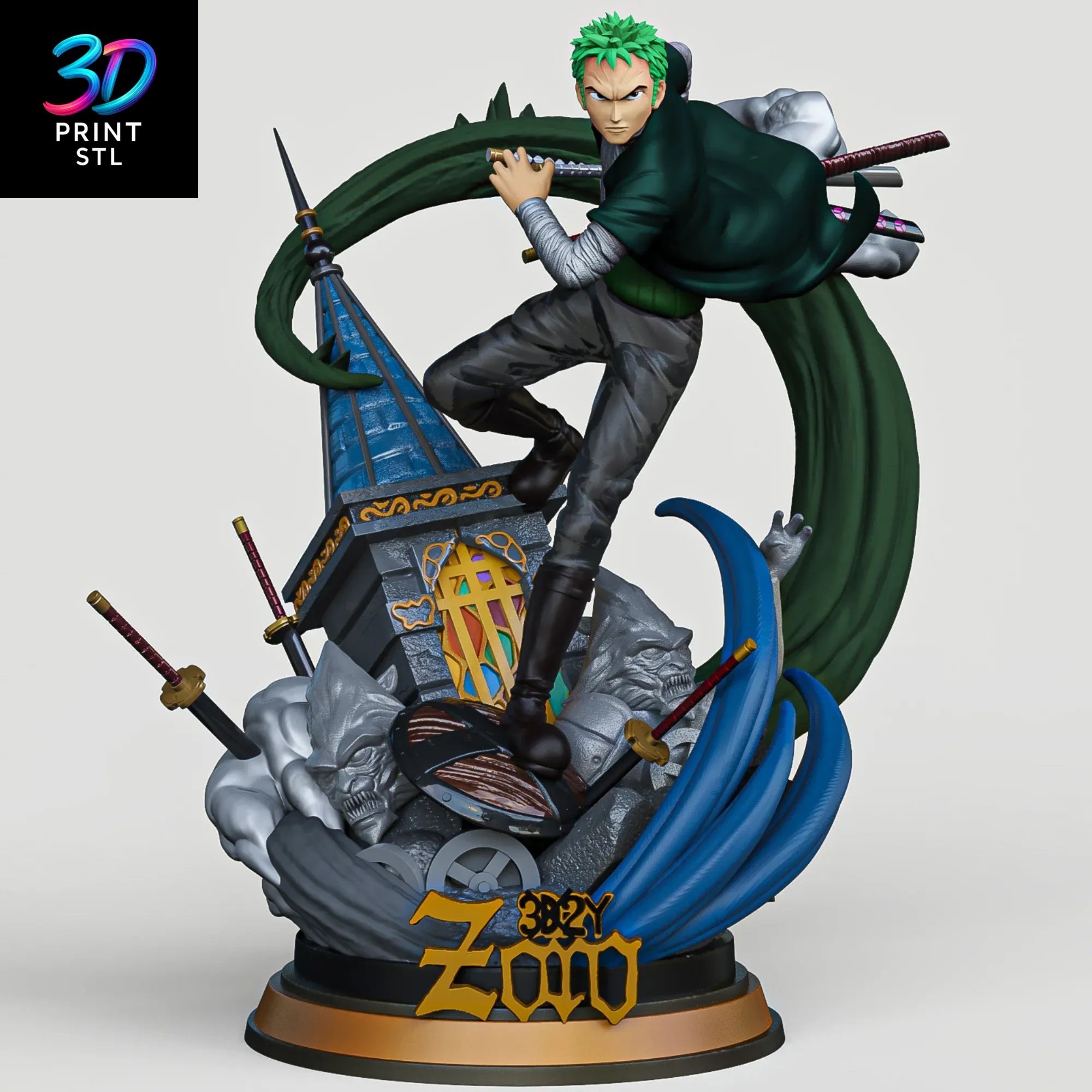 Roronoa Zoro One Piece | STL for 3D Printers