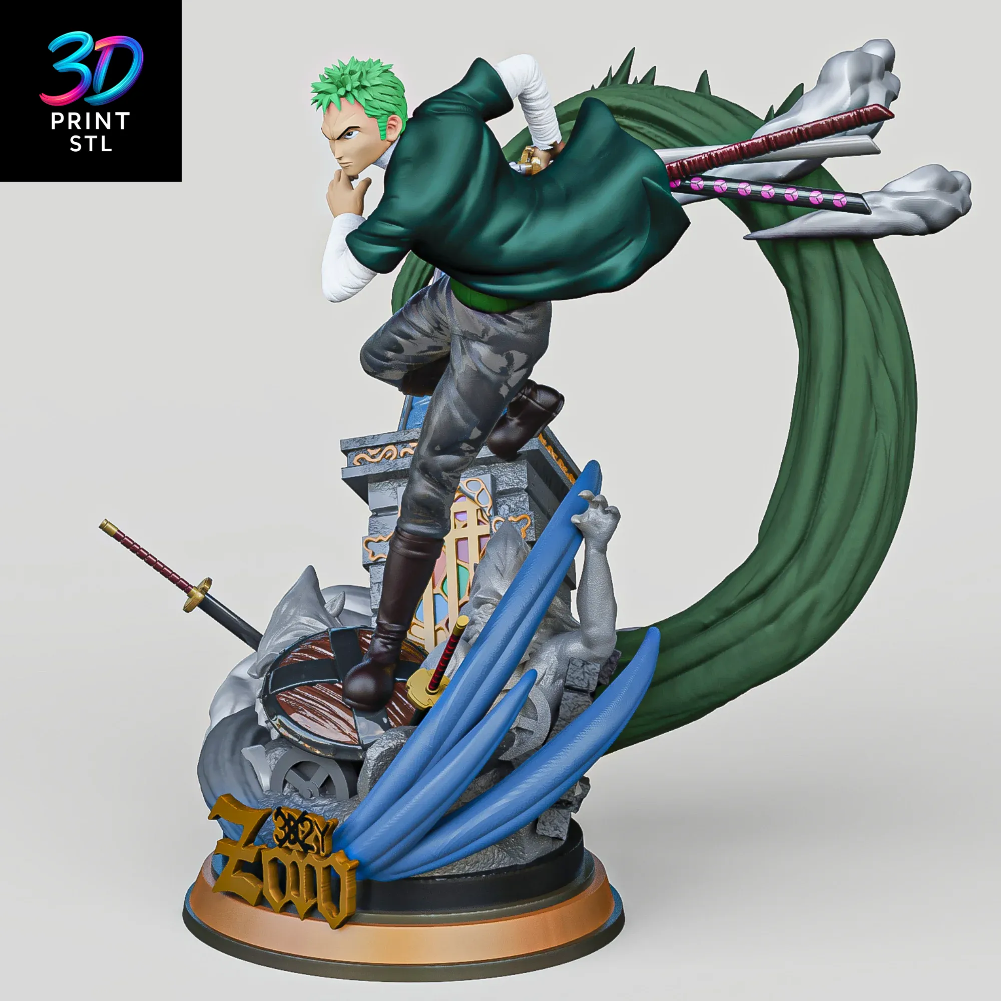 Roronoa Zoro One Piece | STL for 3D Printers - Image 3