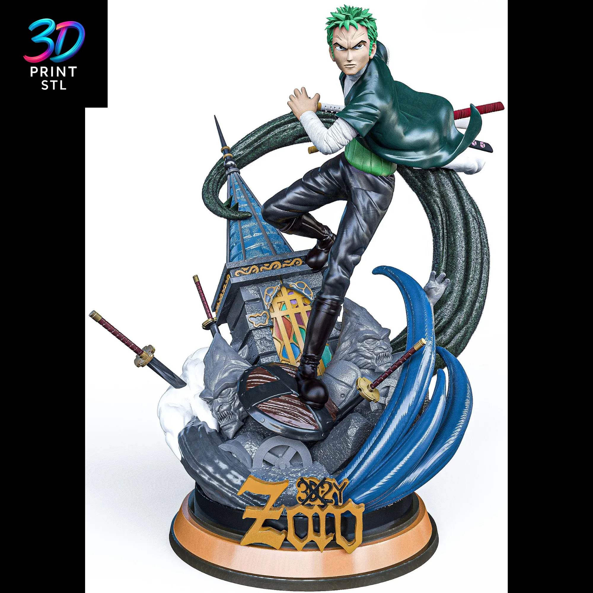 Roronoa Zoro One Piece | STL for 3D Printers - Image 4