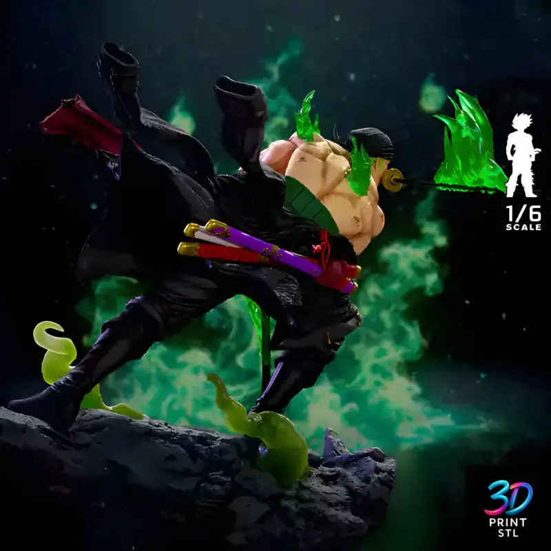 Roronoa Zoro One Piece | STL for 3D Printers - Image 2