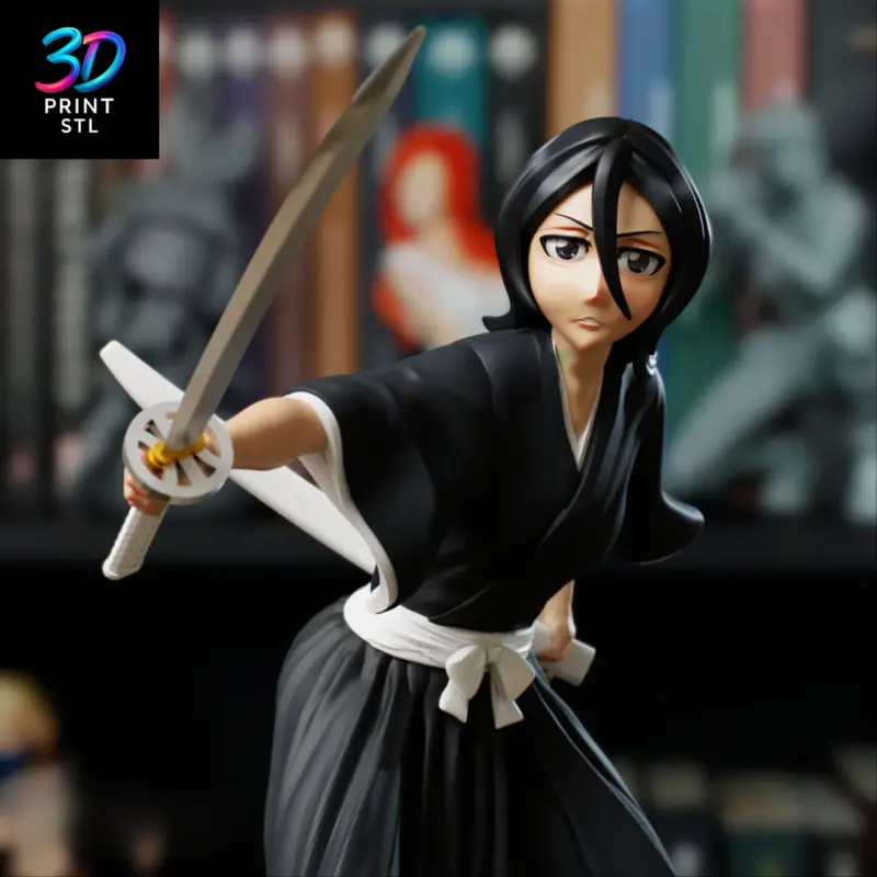 Rukia Kuchiki Bleach | STL for 3D Printers - Image 4
