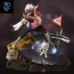 Momo Ayase & Okarun Diorama Dandadan | STL for 3D Printers