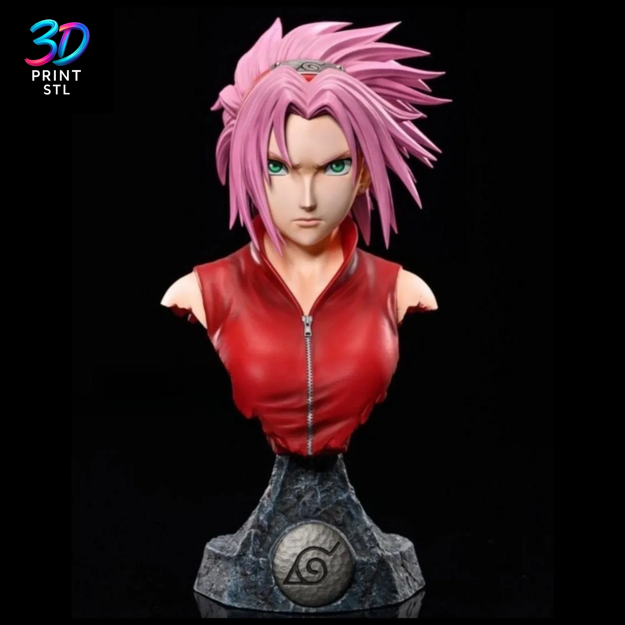 Sakura Haruno Bust Naruto Shippuden | 3D Print File | STL