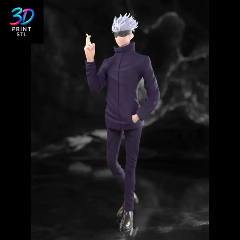 Satoru Gojo Figure Jujutsu Kaisen | 3D Print File | STL - Image 5