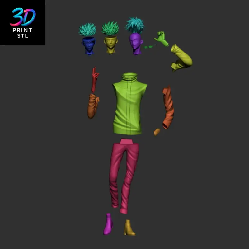 Satoru Gojo Figure Jujutsu Kaisen | 3D Print File | STL - Image 6
