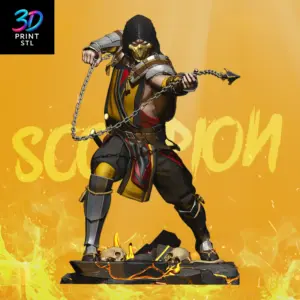 Scorpion Figure Mortal Kombat | STL for 3D Printers