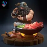 Senshi Figure Delicious in Dungeon | 3D Print File | STL