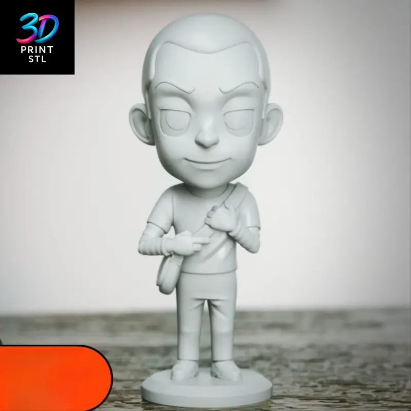 Sheldon Cooper Chibi The Big Bang Theory | STL for 3D Printers - Image 3