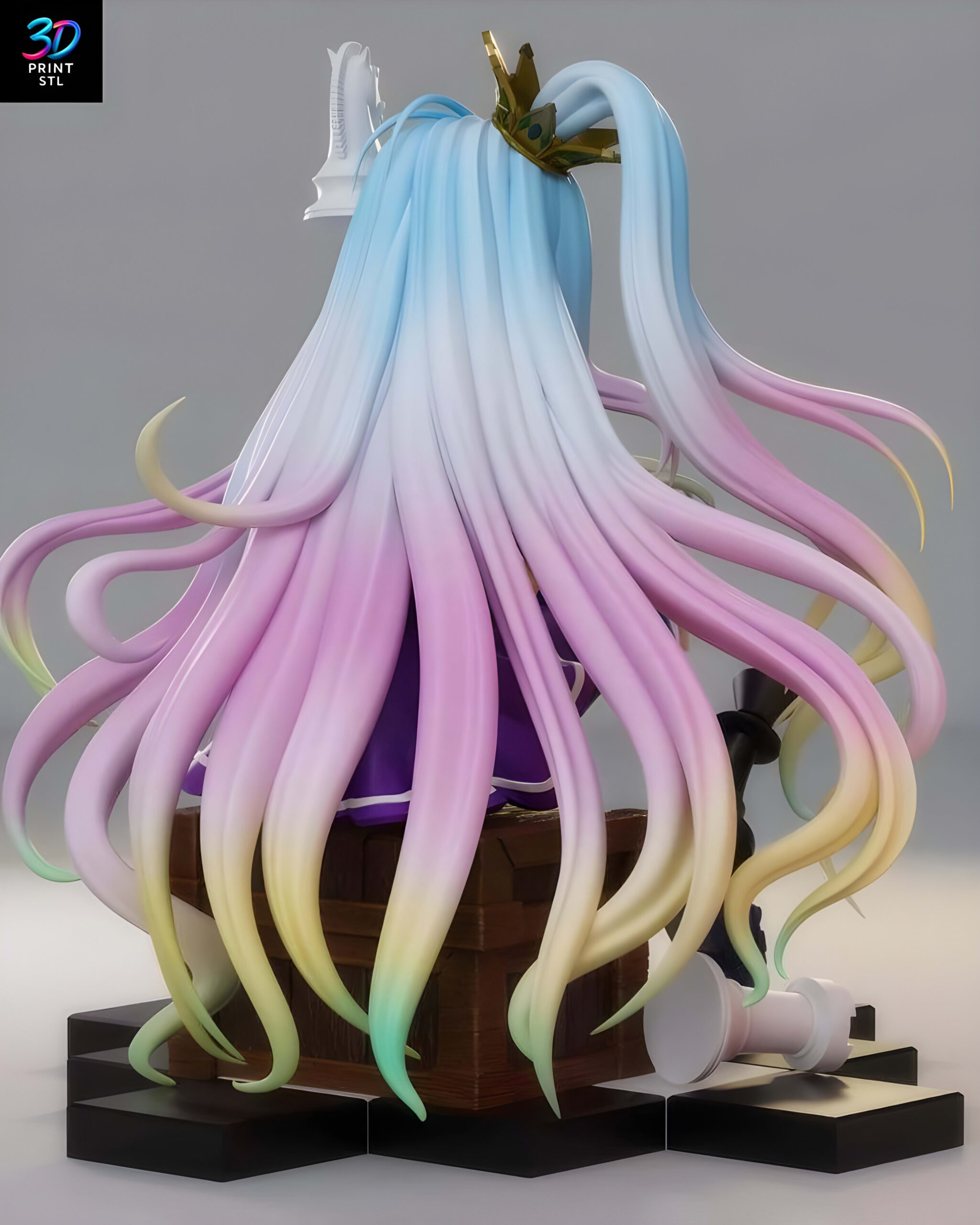 Shiro No Game No Life | STL for 3D Printers