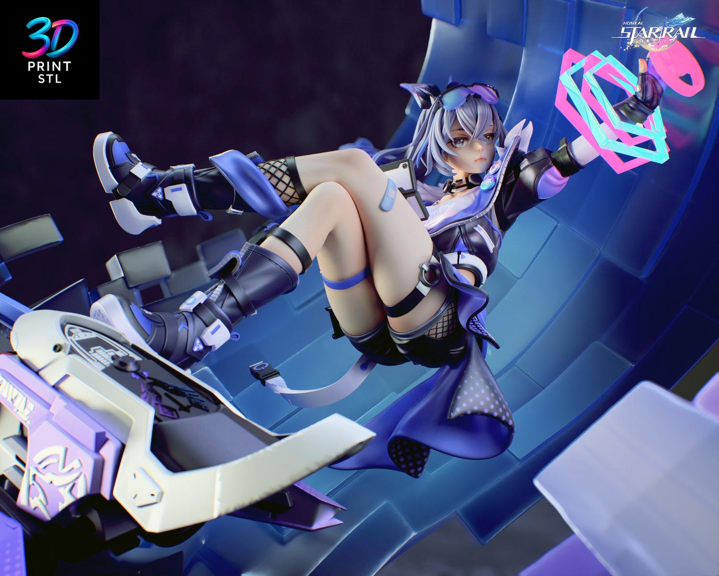 Silver Wolf Honkai Star Rail | 3D Print File | STL - Image 2