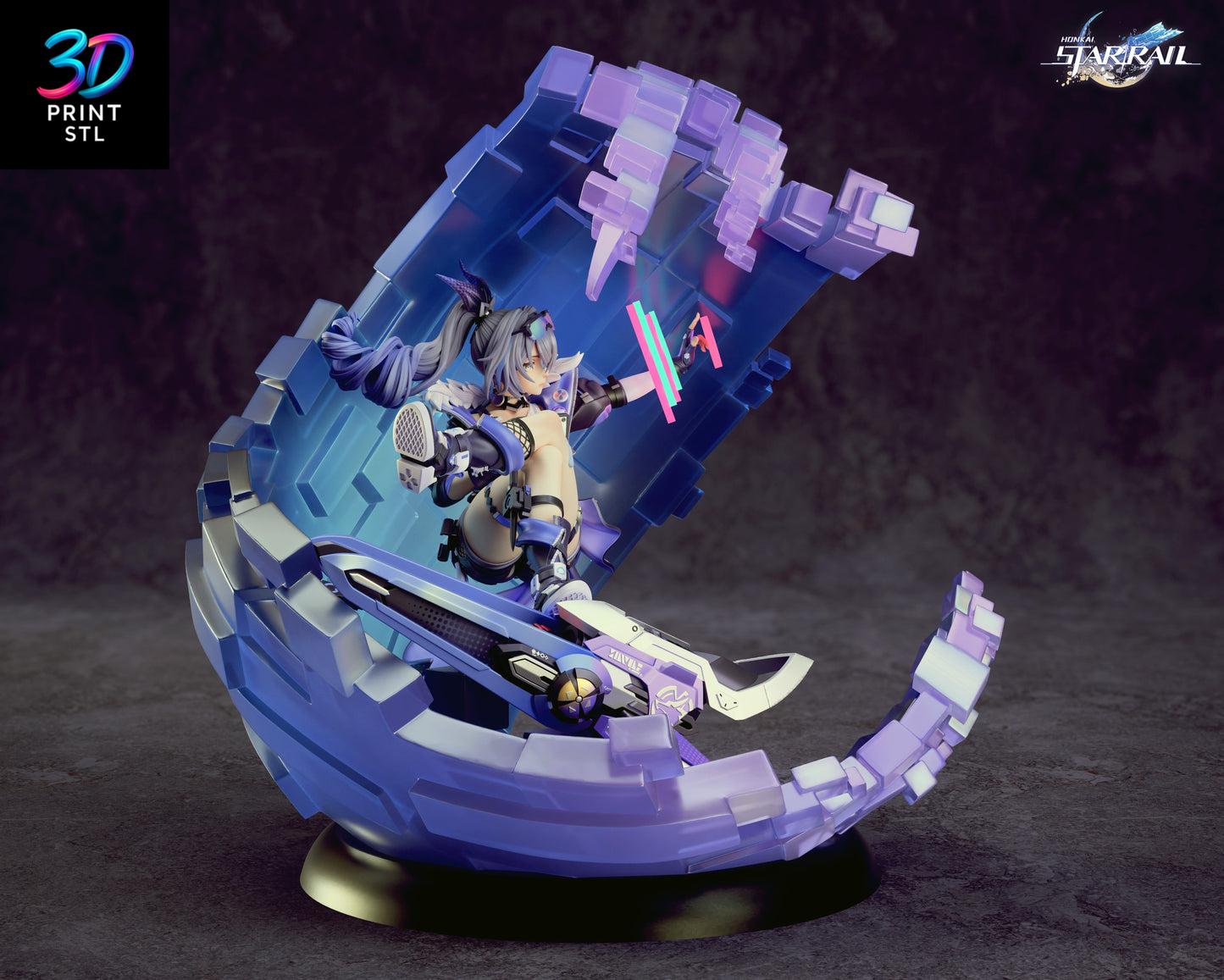 Silver Wolf Honkai Star Rail | 3D Print File | STL - Image 6