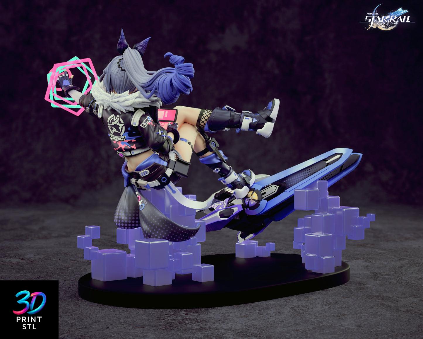 Silver Wolf Honkai Star Rail | 3D Print File | STL - Image 8