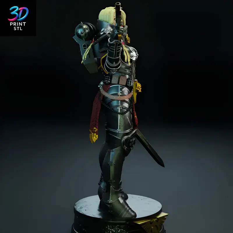 Sister of Battle Warhammer 40K | STL for 3D Printers - Image 2