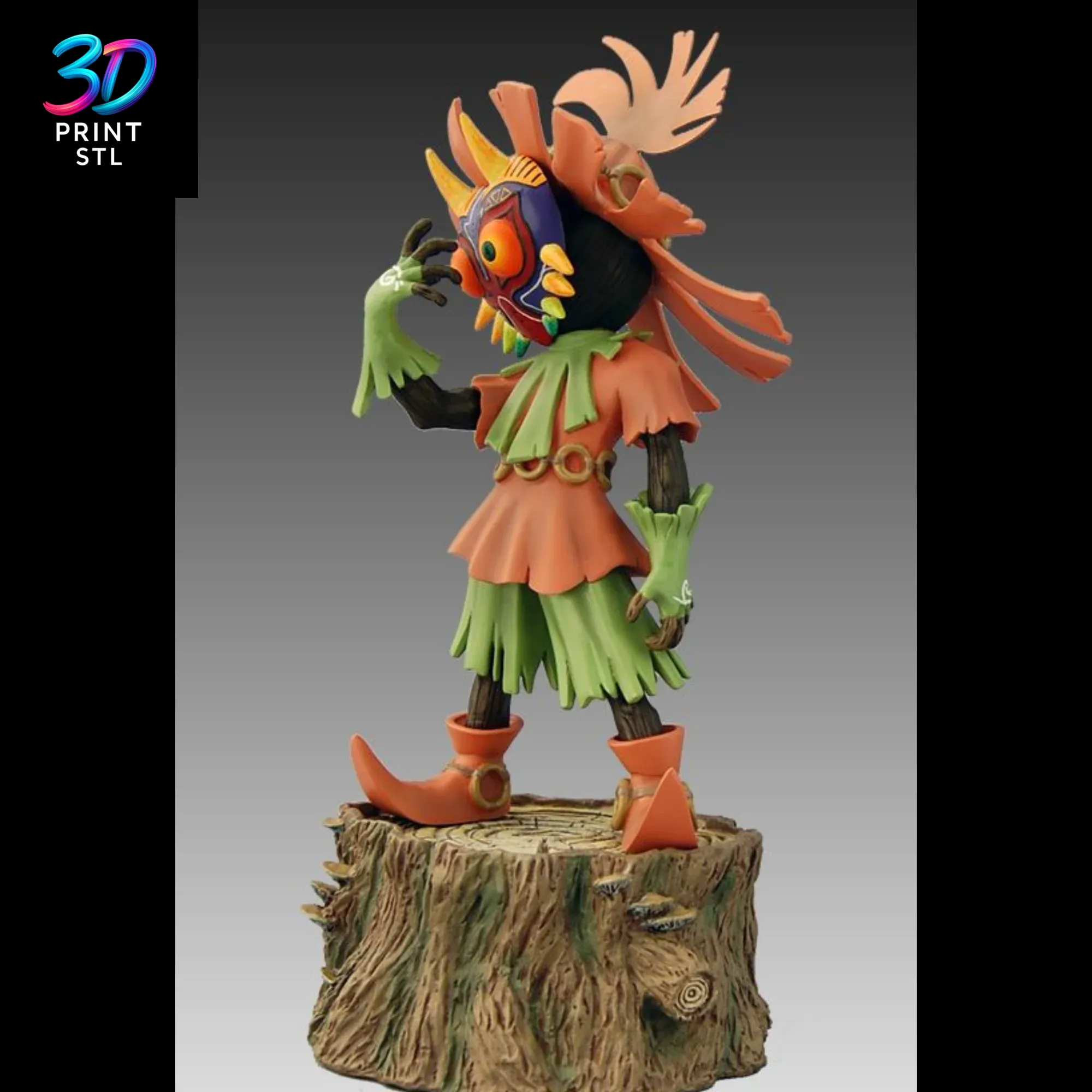 Skull Kid Majora's Mask | STL for 3D Printers - Image 7