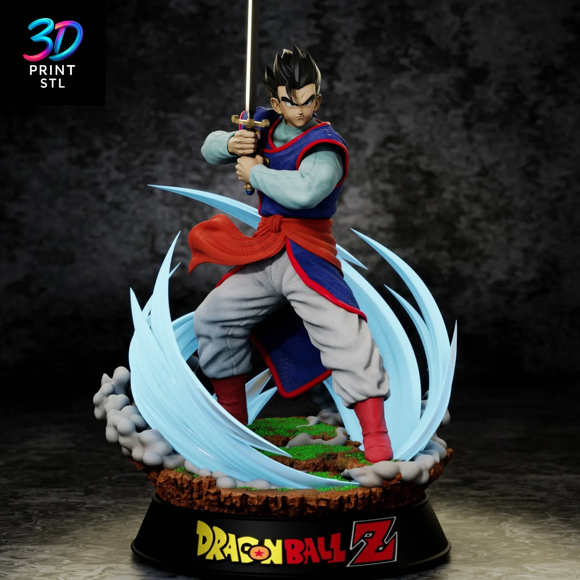 Son Gohan Z Sword Dragon Ball Z | 3D Print Model | STL