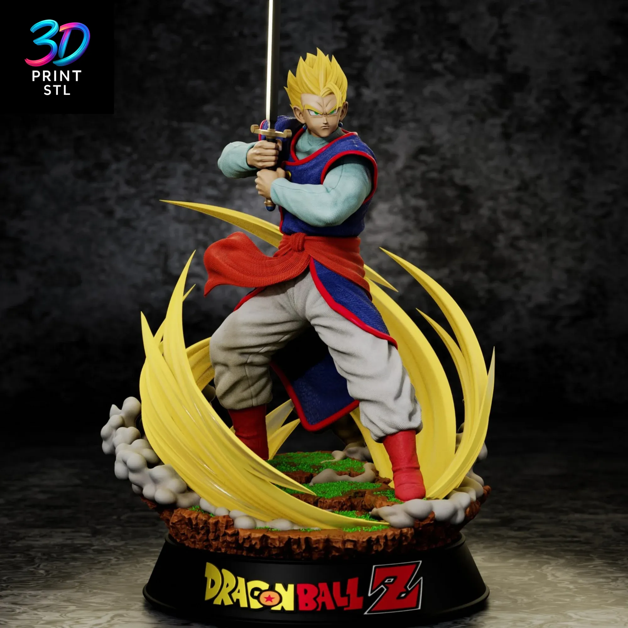 Son Gohan Z Sword Dragon Ball Z | 3D Print Model | STL - Image 2