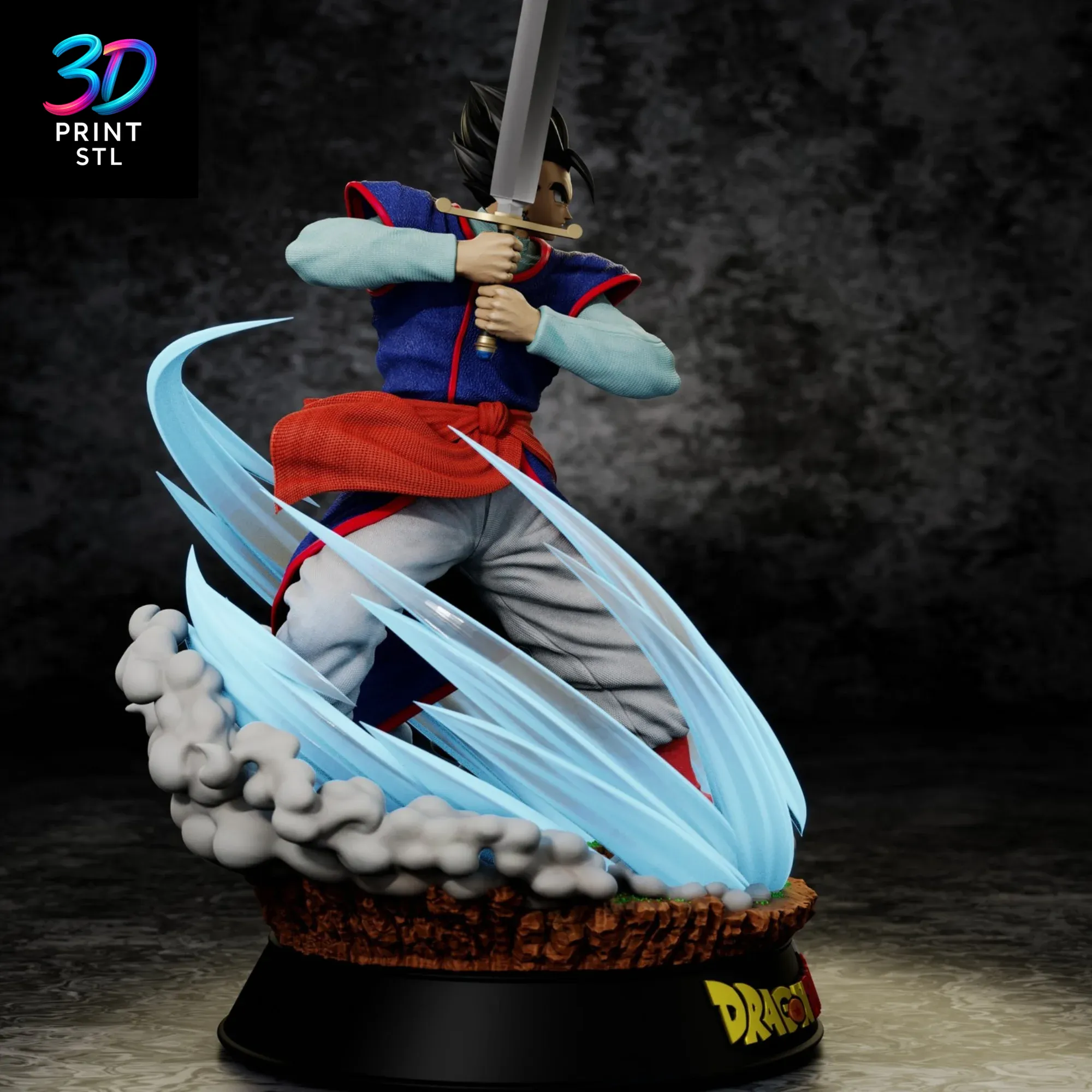 Son Gohan Z Sword Dragon Ball Z | 3D Print Model | STL - Image 5