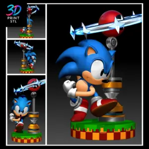 Sonic Figure | STL for 3D Printers