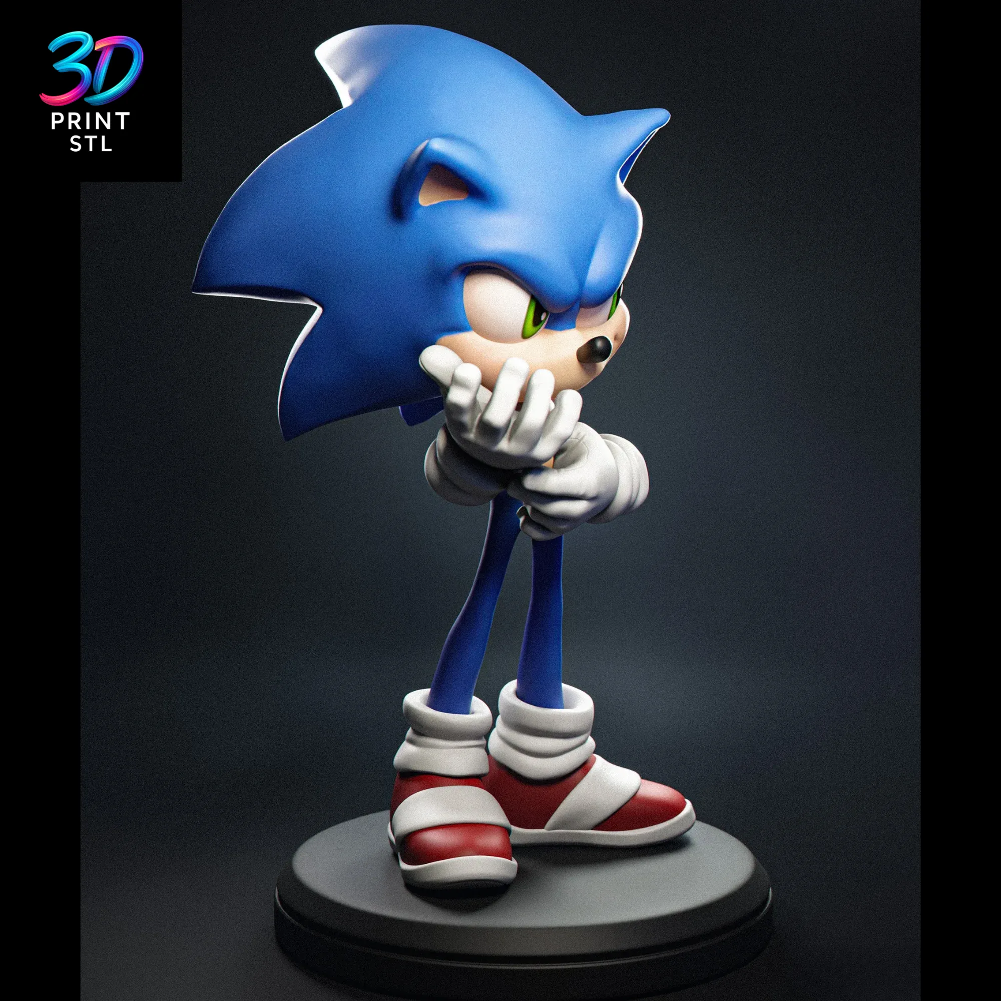 Sonic Figure Sonic the Hedgehog | STL File for 3D Printing - Image 2