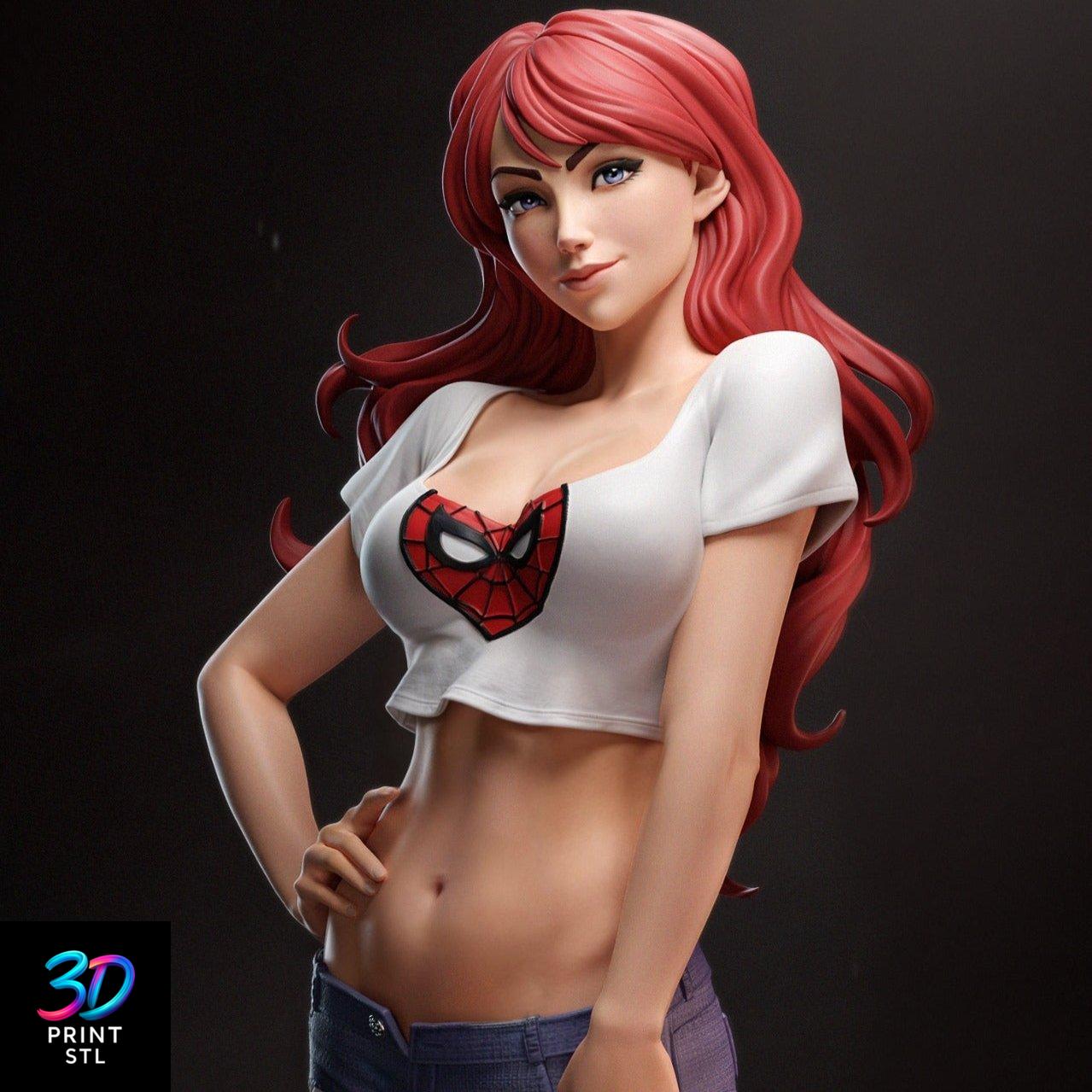 Spiderman and Mary Jane Movie | 3D Print File | STL