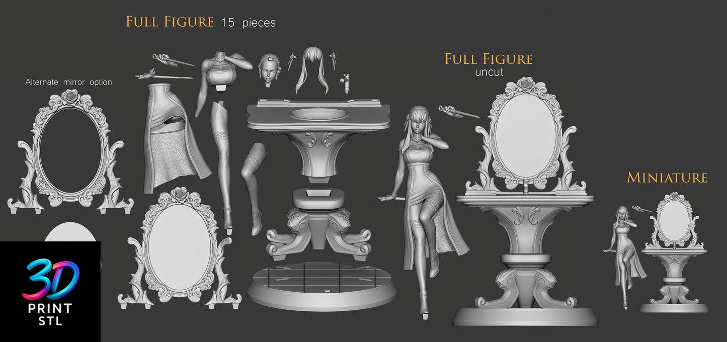 Thorn Princess Yor Statue | Spy x Family STL 3D Print File - Image 4