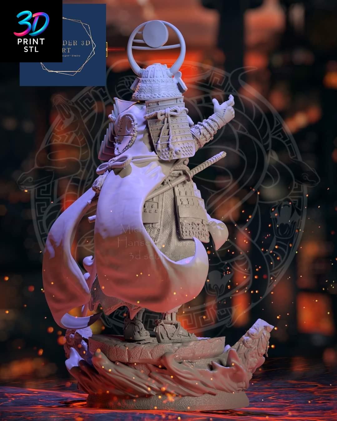 Darth Vader Samurai Star Wars | 3D Print Model | STL