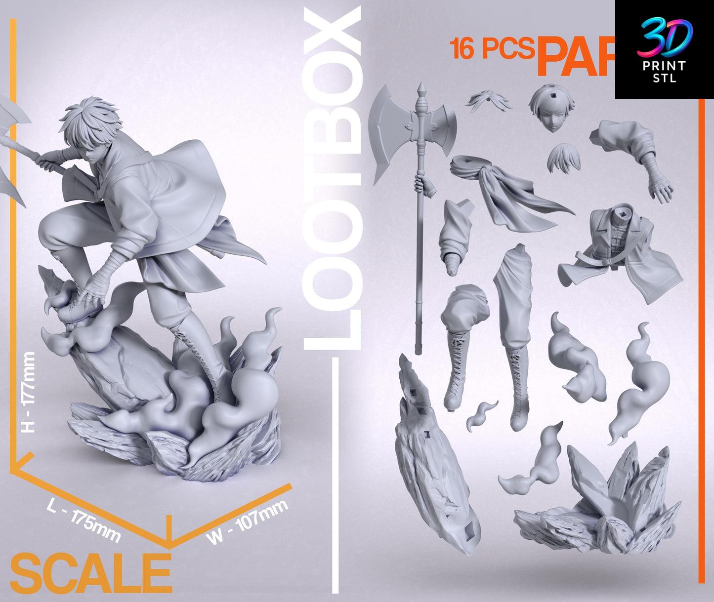 Stark Frieren | 3D Print File | STL - Image 4