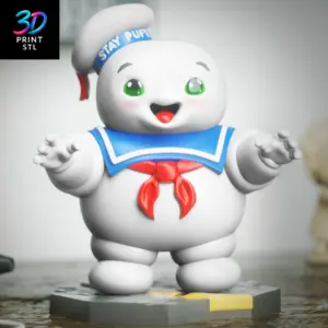 Stay Puft Chibi Ghostbusters | STL for 3D Printers